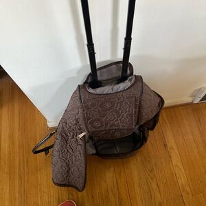 thirty-one Quilted Brown Rolling Duffle